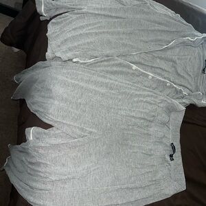 PrettyLittleThing Heather Gray Lounge Set